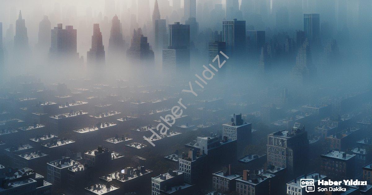 "Denizli’de Sis Kabusu: Görüş Mesafesi 10 Metreye Kadar Düştü" başlıklı haber için fotorealistik, pr
