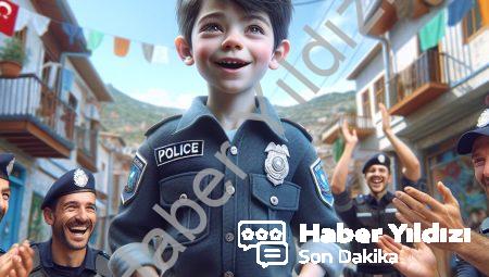 Muğla Emniyeti Gönülleri Fethetti: Hamza’nın Polislik Hayali Gerçek Oldu