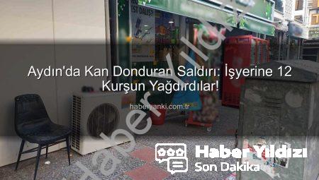 Aydın’da Kan Donduran Saldırı: İşyerine 12 Kurşun!